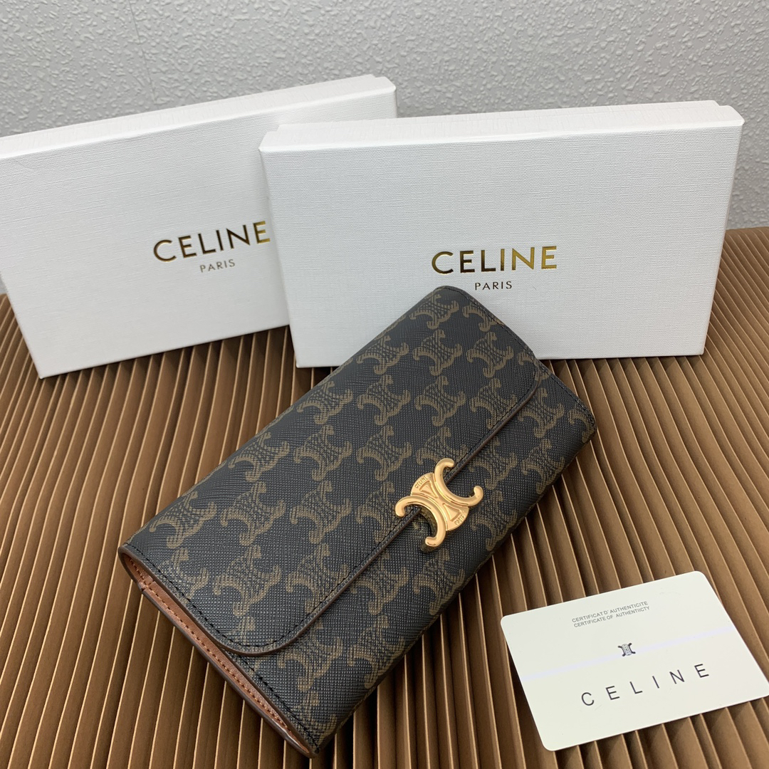 Triomphe Large Leather Wallet - Image 2