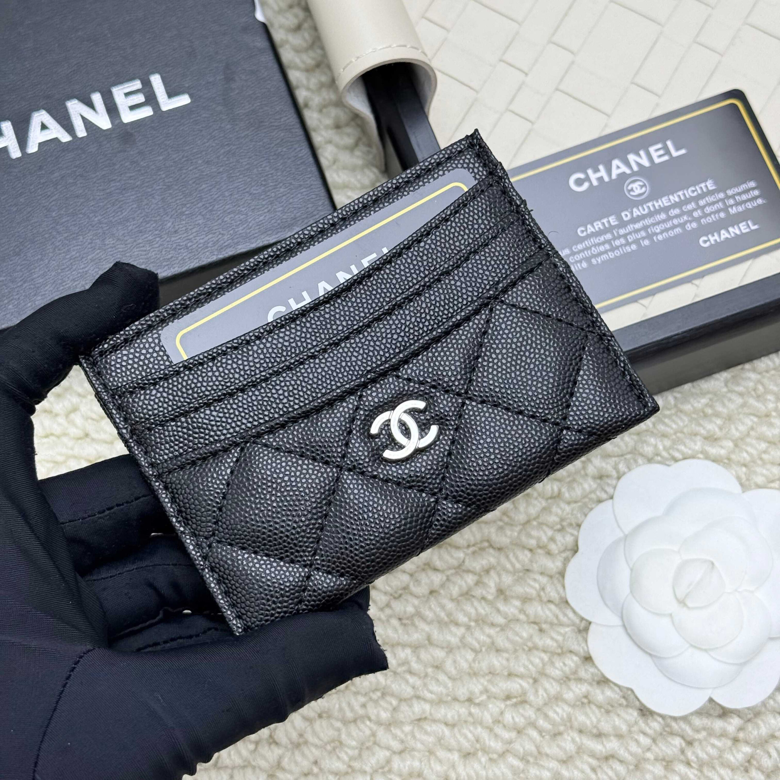 Chanel Lambskin Card Holder - Image 2