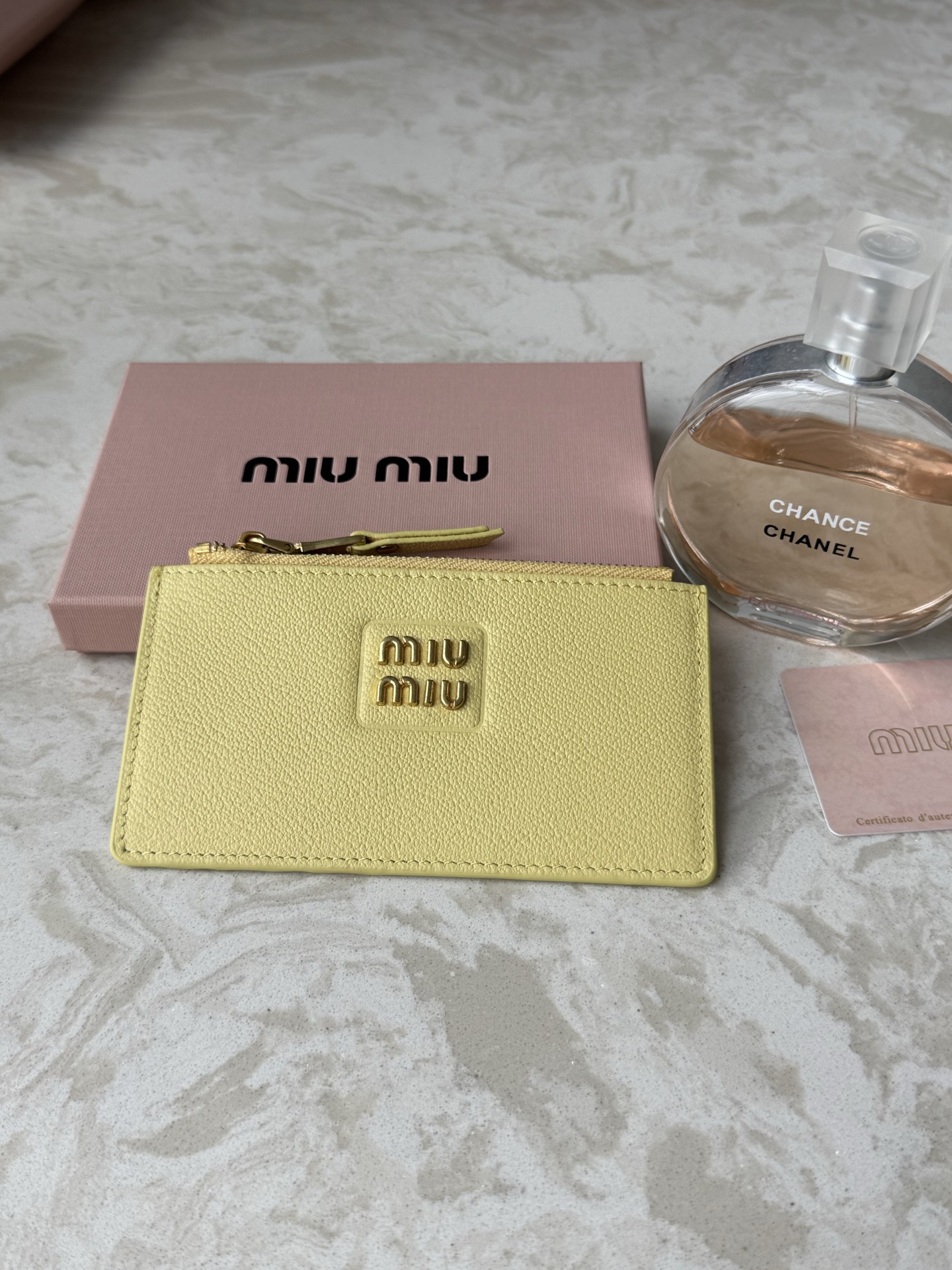 Miu Miu Slim Leather Wallet - Image 2