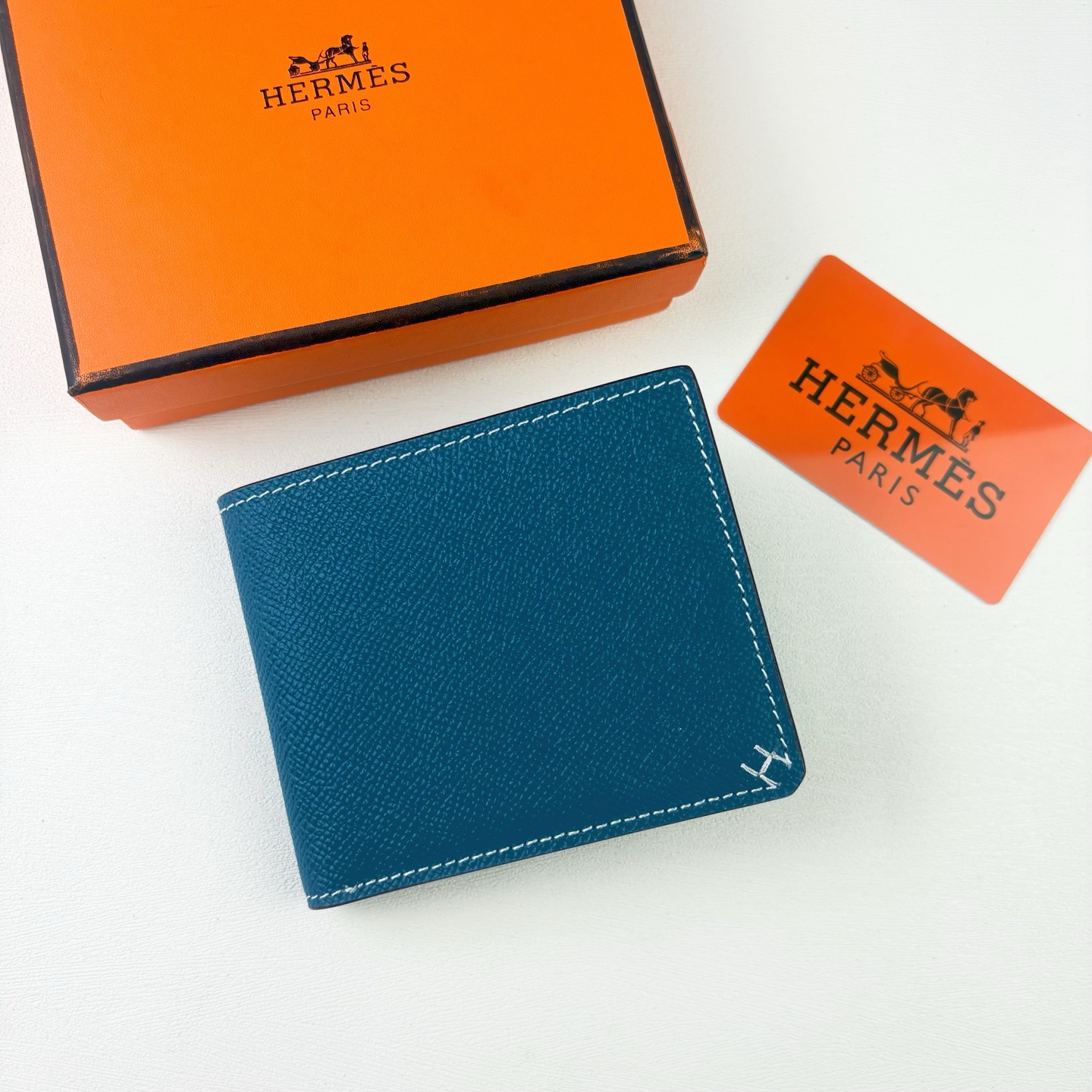 Hermes Empson Leather Short Wallet - Image 2