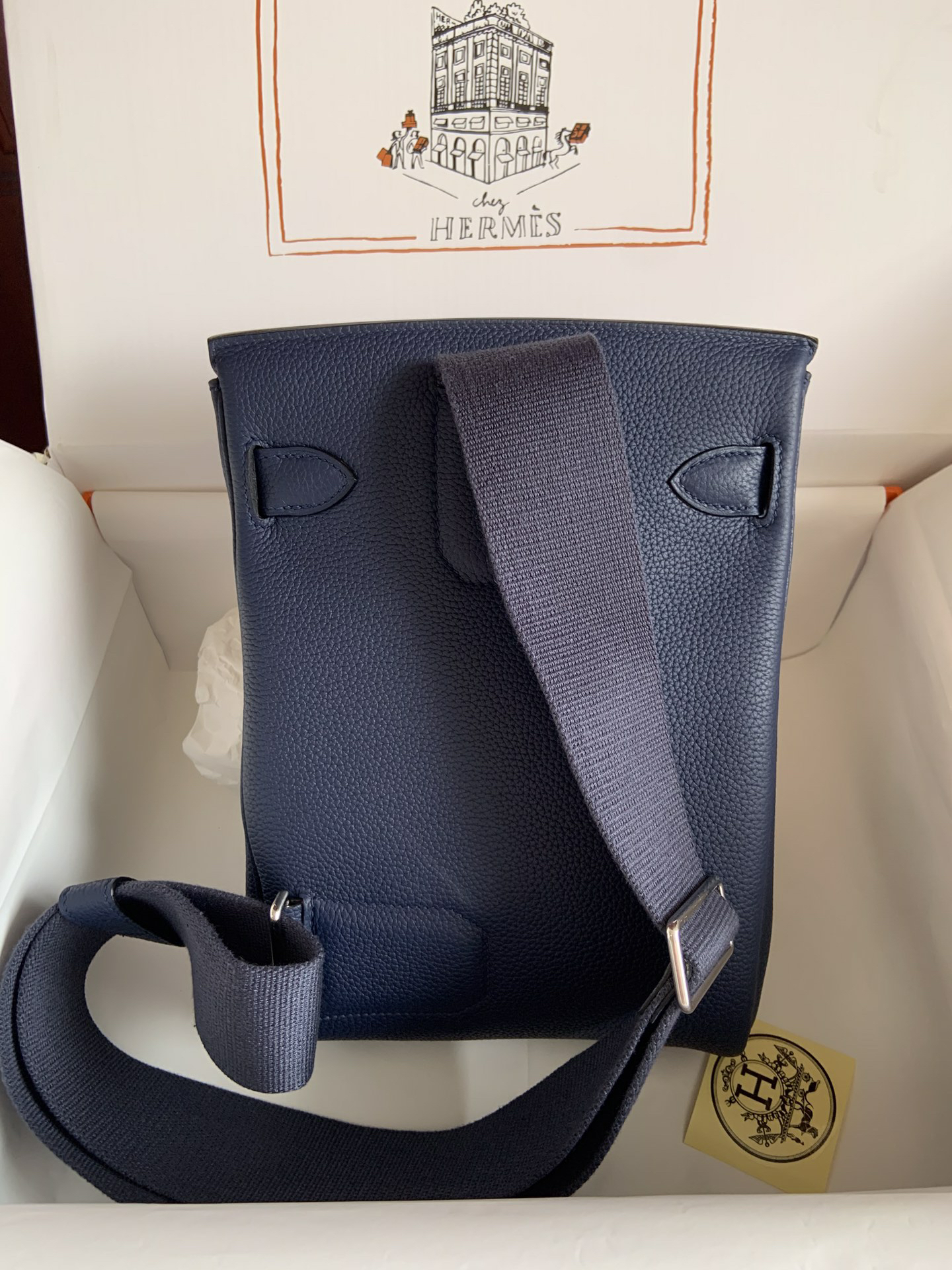 Hermes HAC A Dos Leather Belt Bag - Image 2