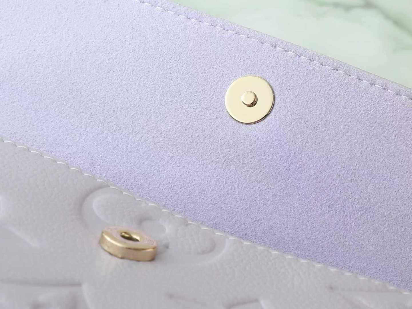 Louis Vuitton Wallet on Chain Ivy in Purple Monogram Empreinte Leather - Image 11