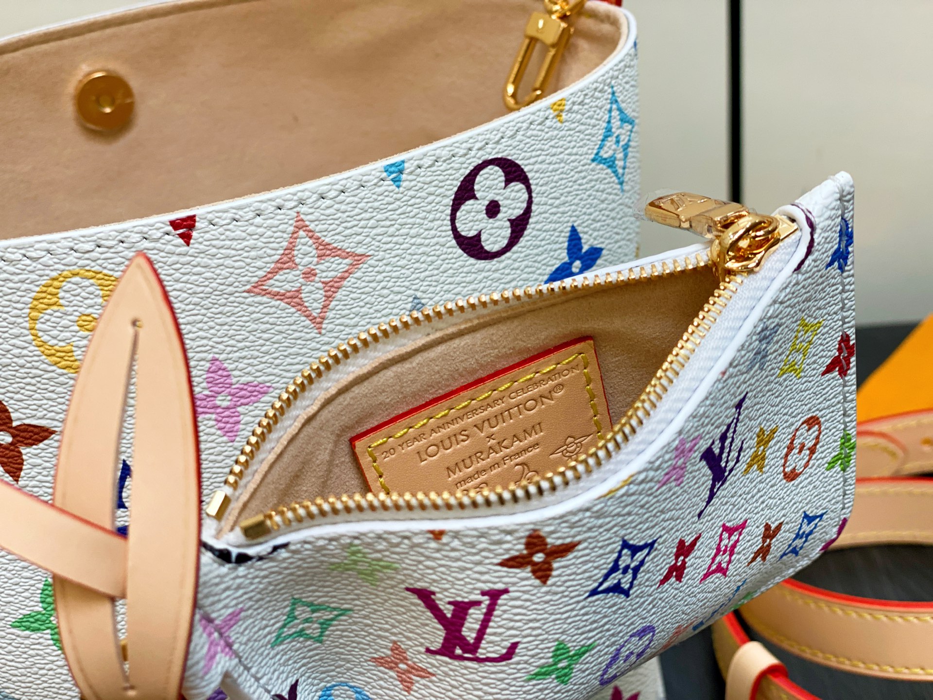 Louis Vuitton x Takashi Murakami All In BB Handbag M13089 - Image 12