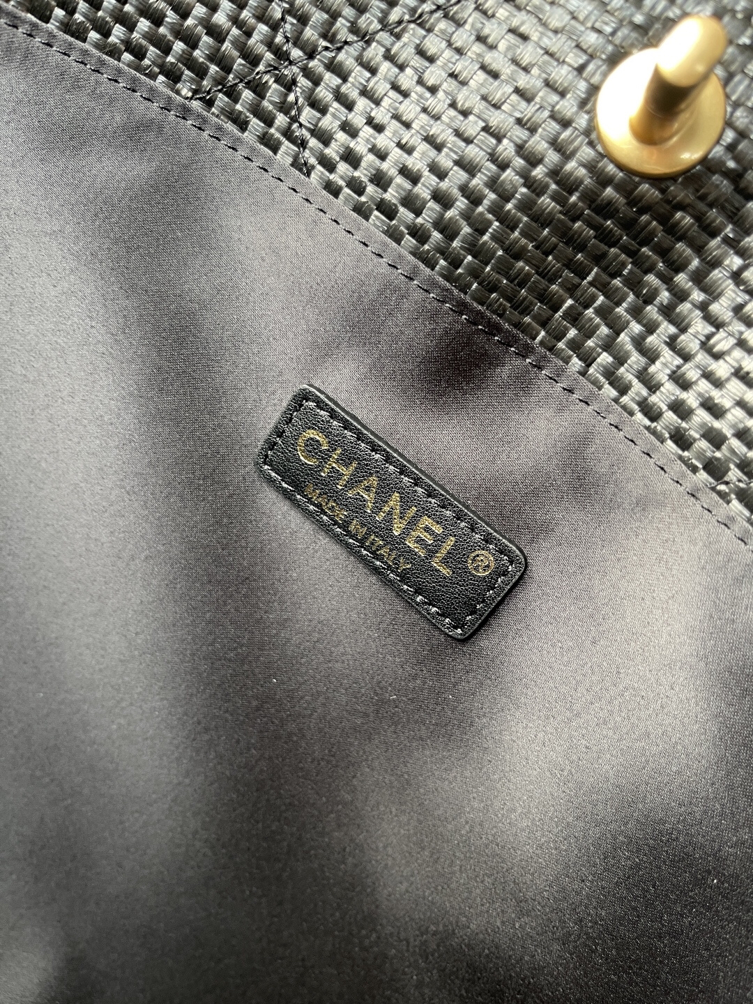 Chanel 25S Maxi Hobo Woven Tote Bag - Image 13