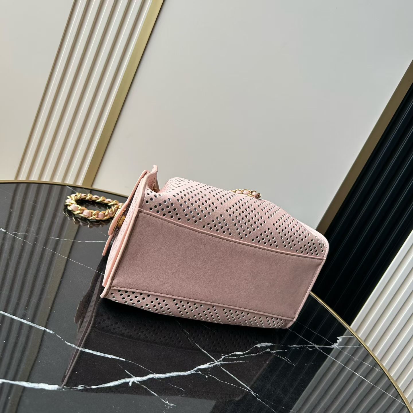Chanel 26 Cutout Hobo Shoulder Bag - Image 3