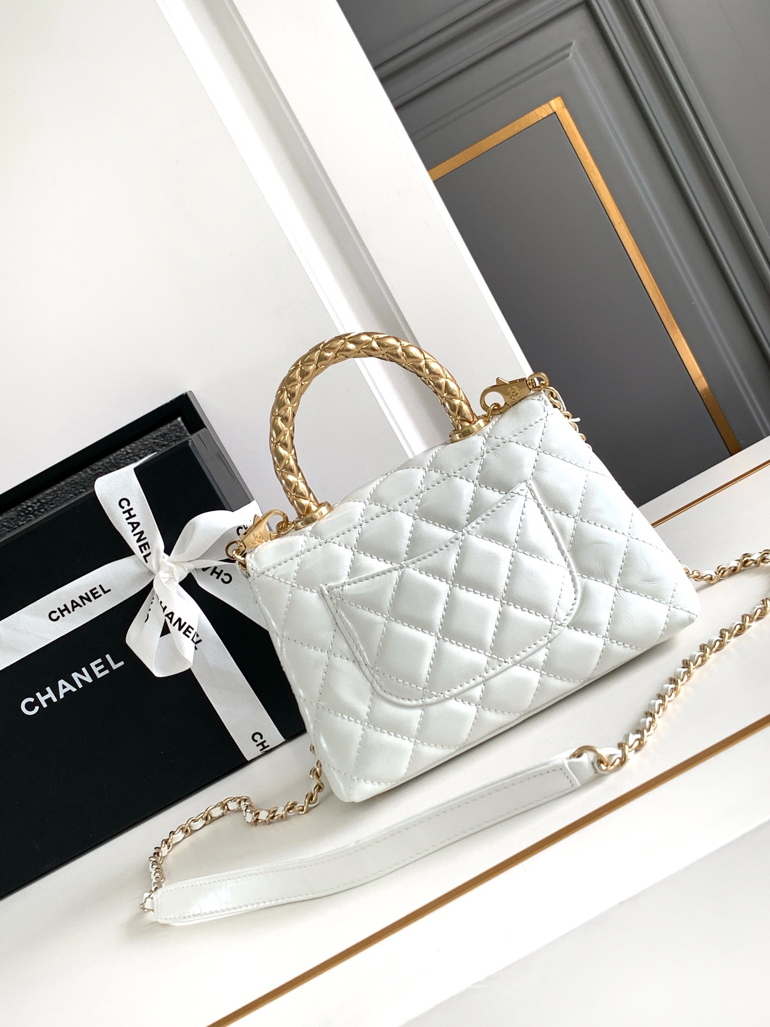 Chanel Coco Handle Classic Mini Handbag - Image 3