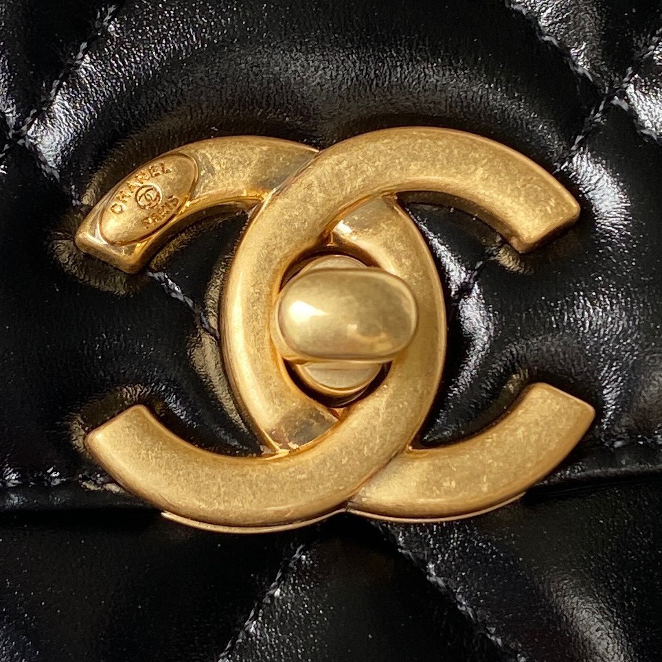 Mini Leather Double-Ball Chain Crossbody Bag - Image 3