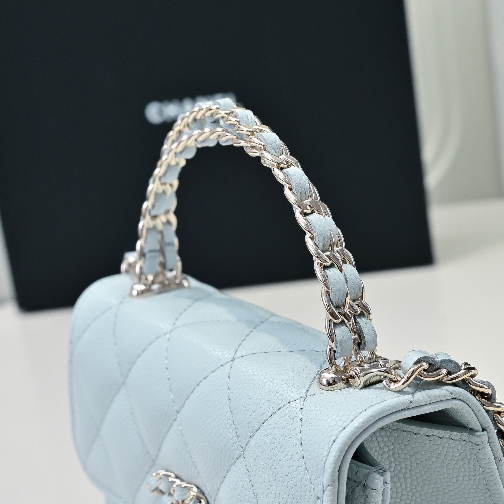 Chanel Kelly Calfskin Top-Handle Bag - Image 3