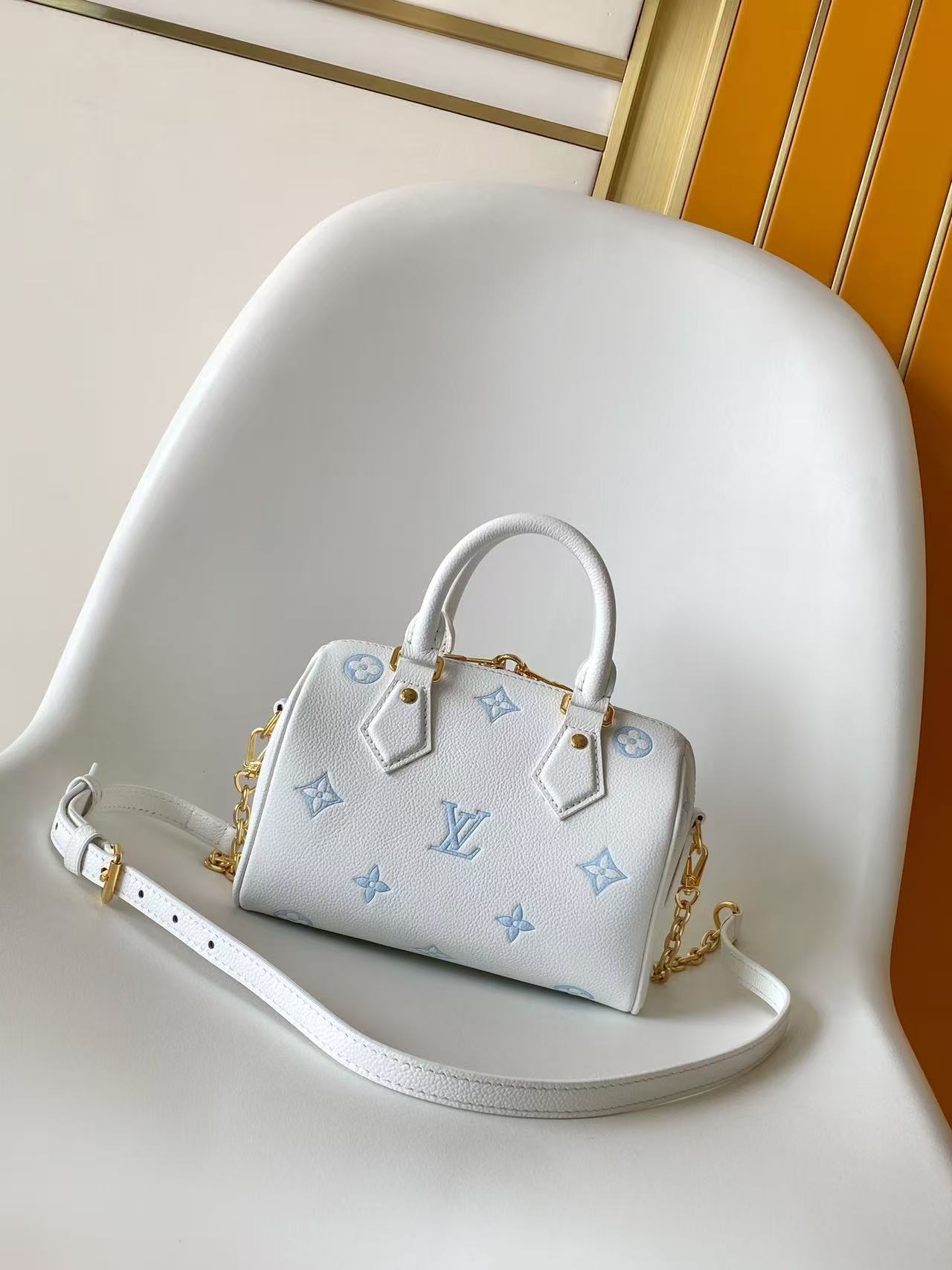 Louis Vuitton Speedy Bandoulière 20 Monogram Empreinte Bag - Image 3