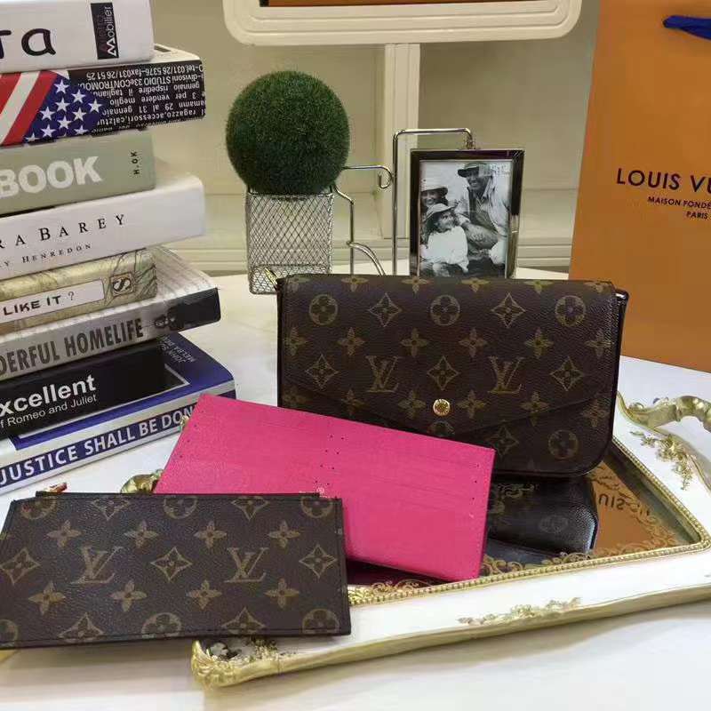 Louis Vuitton Felicie Three-Piece Clutch Bag - Image 3