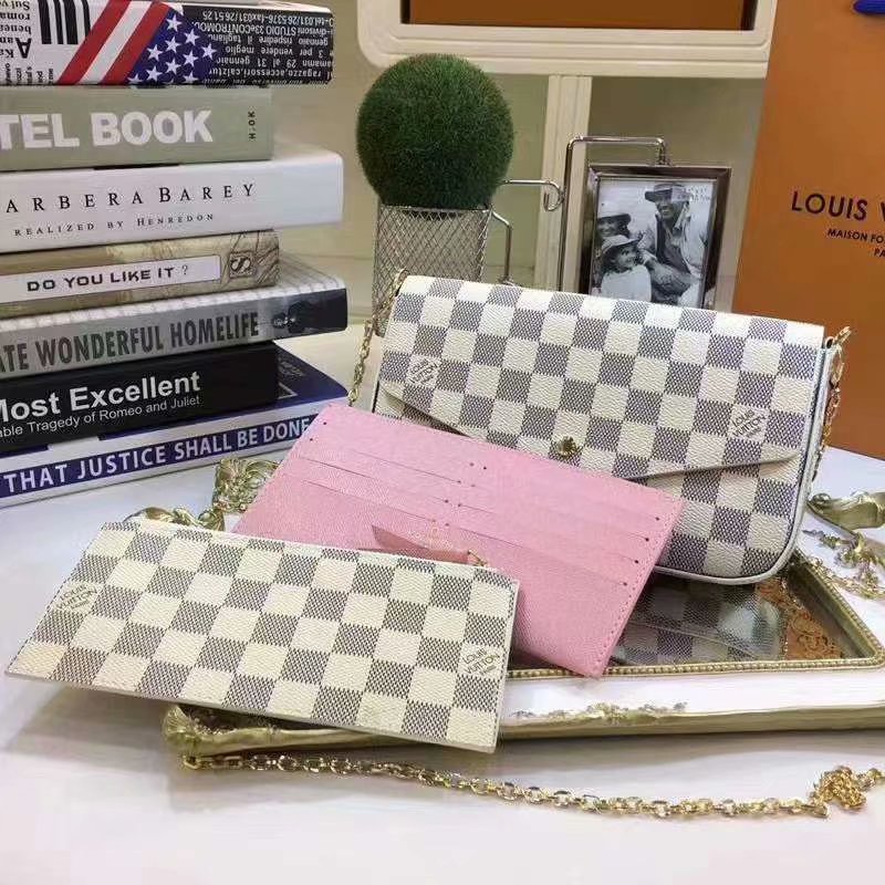 Louis Vuitton Felicie Three-Piece Clutch Bag - Image 3