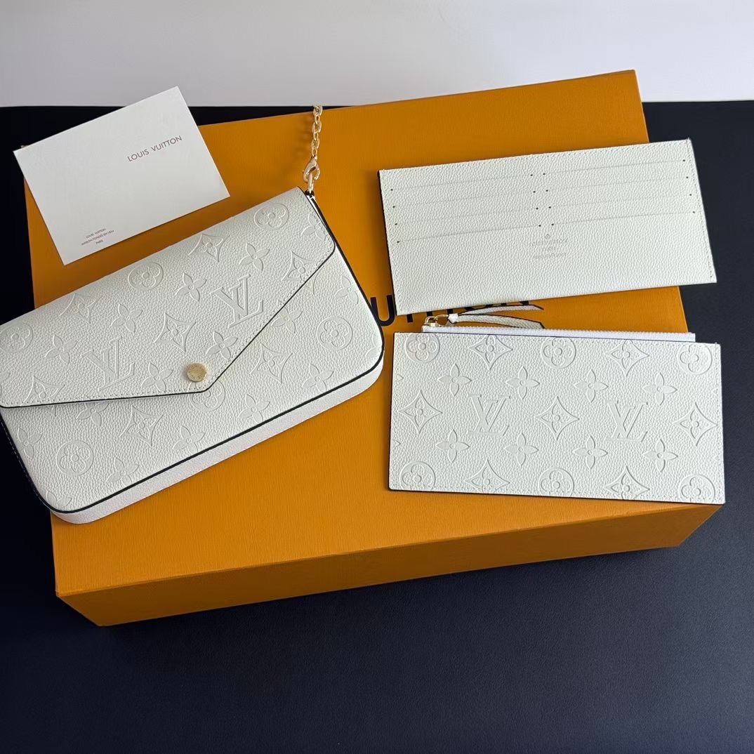 Louis Vuitton Félicie Pochette Three-in-One Chain Clutch - Image 3