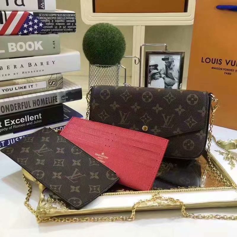 Louis Vuitton Felicie Three-Piece Clutch Bag - Image 3