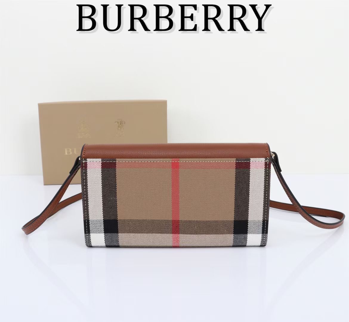 Burberry Check Small Shoulder Bag - Image 3