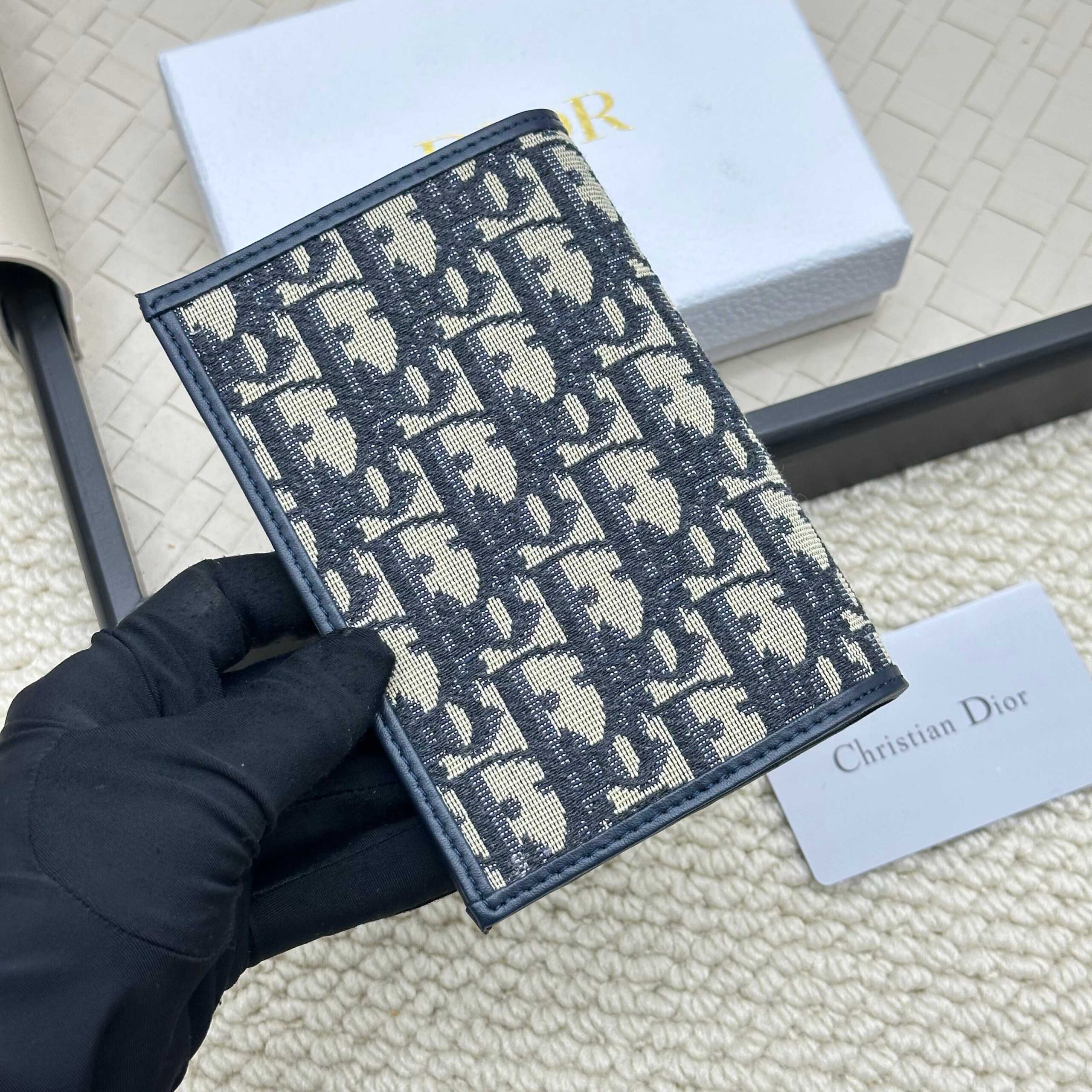 Dior Oblique Passport Holder - Image 3