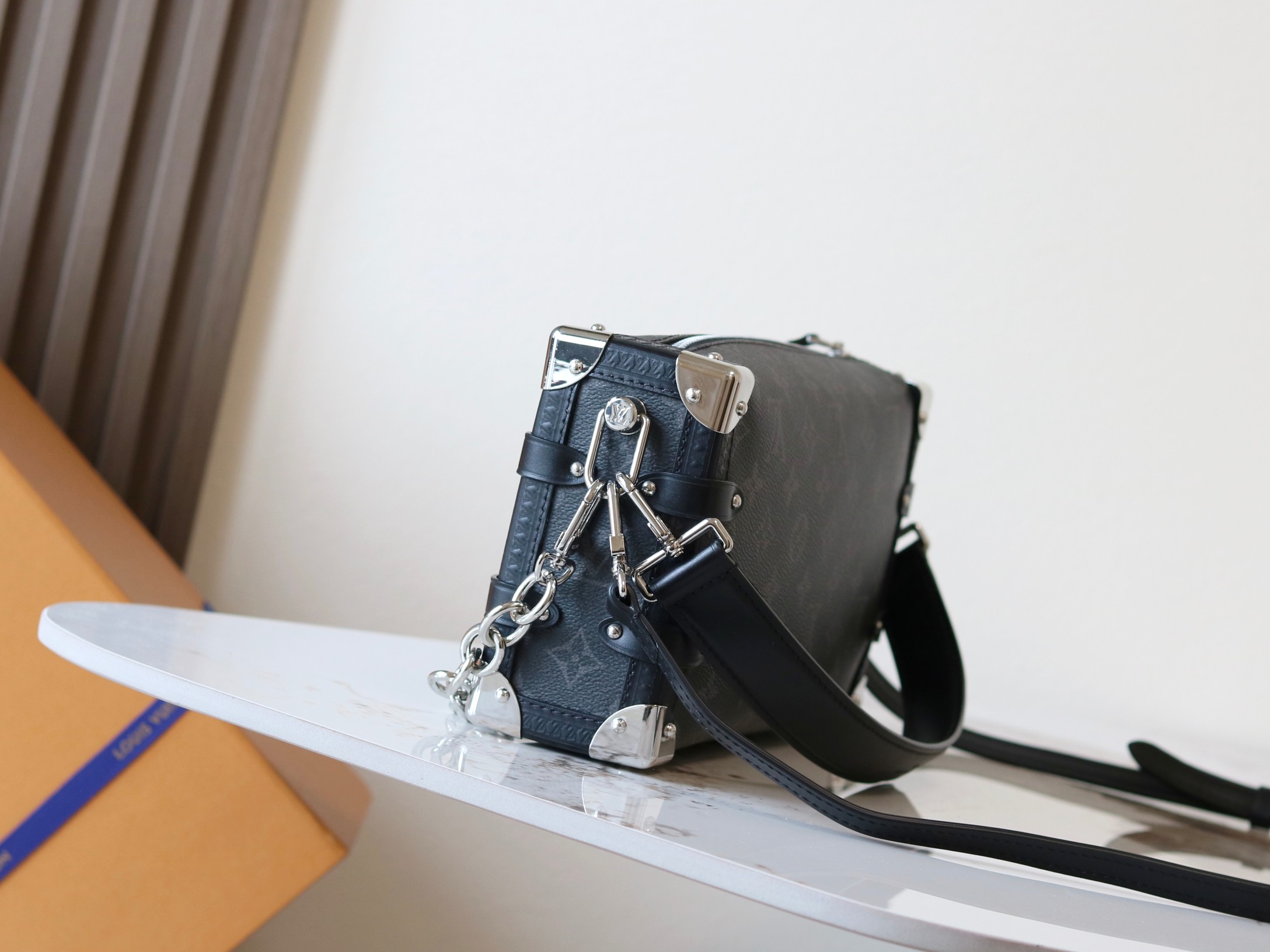 Louis Vuitton Side Trunk East West Monogram Eclipse Crossbody Bag M26226 - Image 3