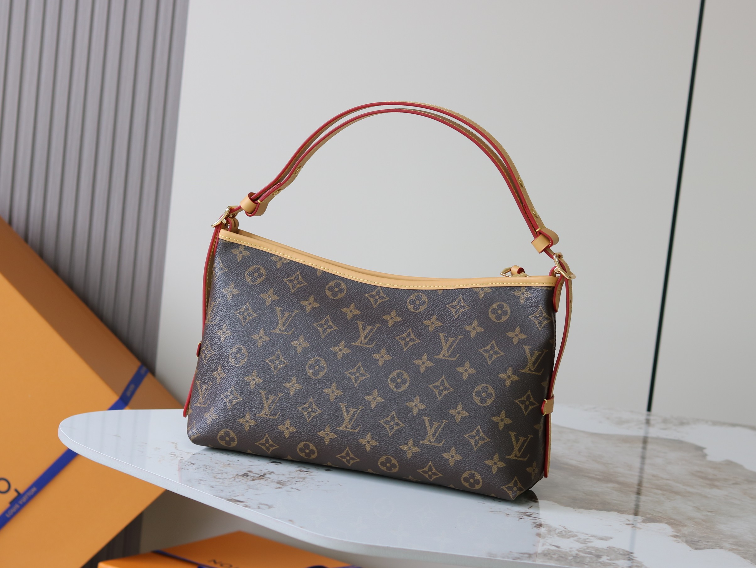 Louis Vuitton CarryAll EastWest Monogram Canvas Handbag - Image 3