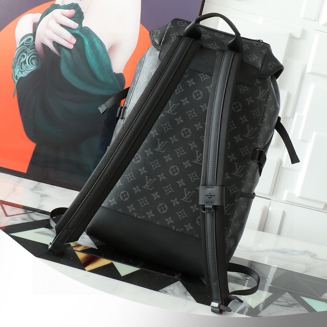 Louis Vuitton Getaway Backpack M46792 in Black Monogram Eclipse - Image 3