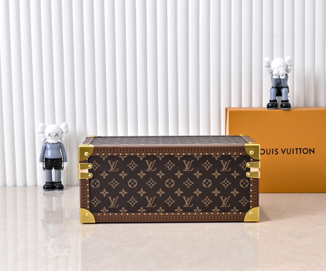Louis Vuitton M20209 Monogram Watch and Jewelry Storage Box - Image 3