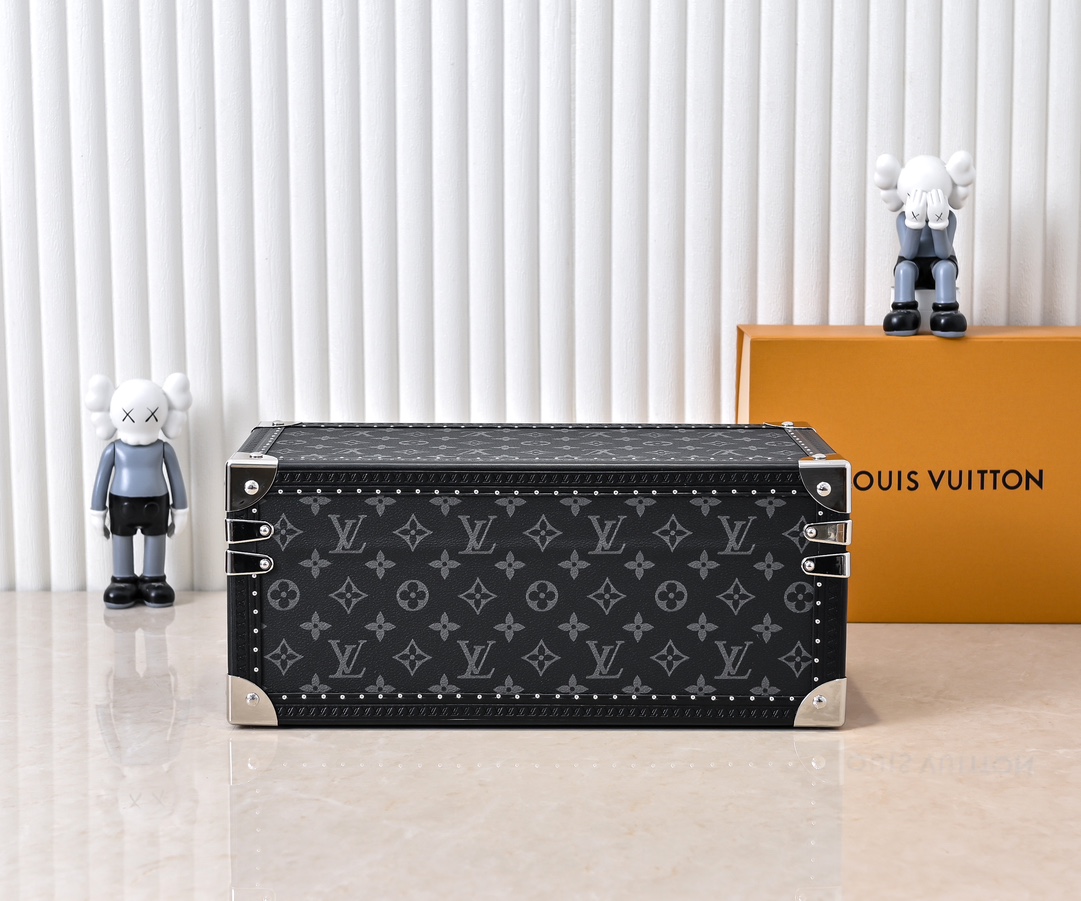 Louis Vuitton Monogram Watch and Jewelry Box - Image 3