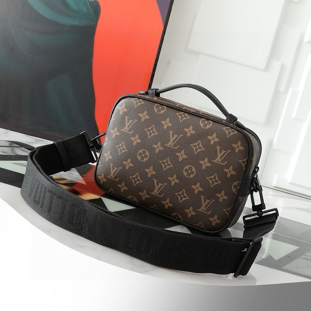 Louis Vuitton M45806 Monogram Macassar Messenger Bag - Image 3