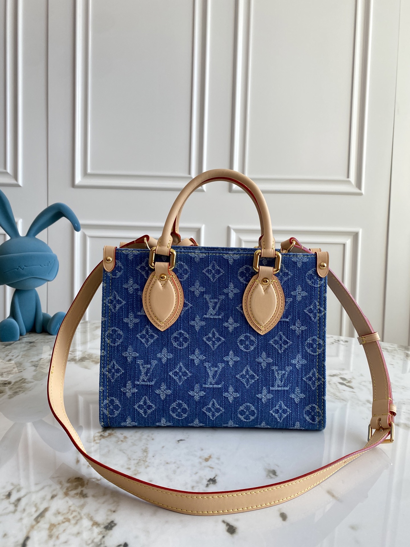 Louis Vuitton OnTheGo Mini Denim Tote Bag M14633 - Image 3