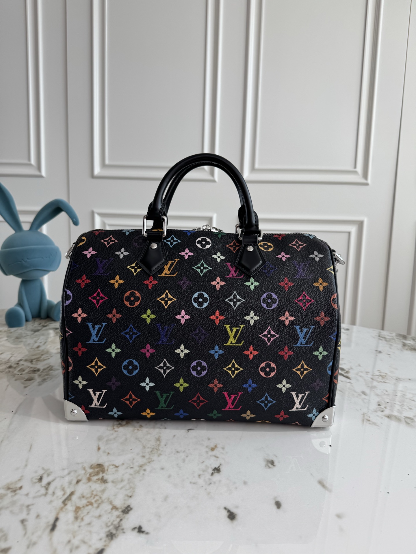 Louis Vuitton Speedy Soft 30 Handbag – Monogram Rainbow Canvas - Image 3