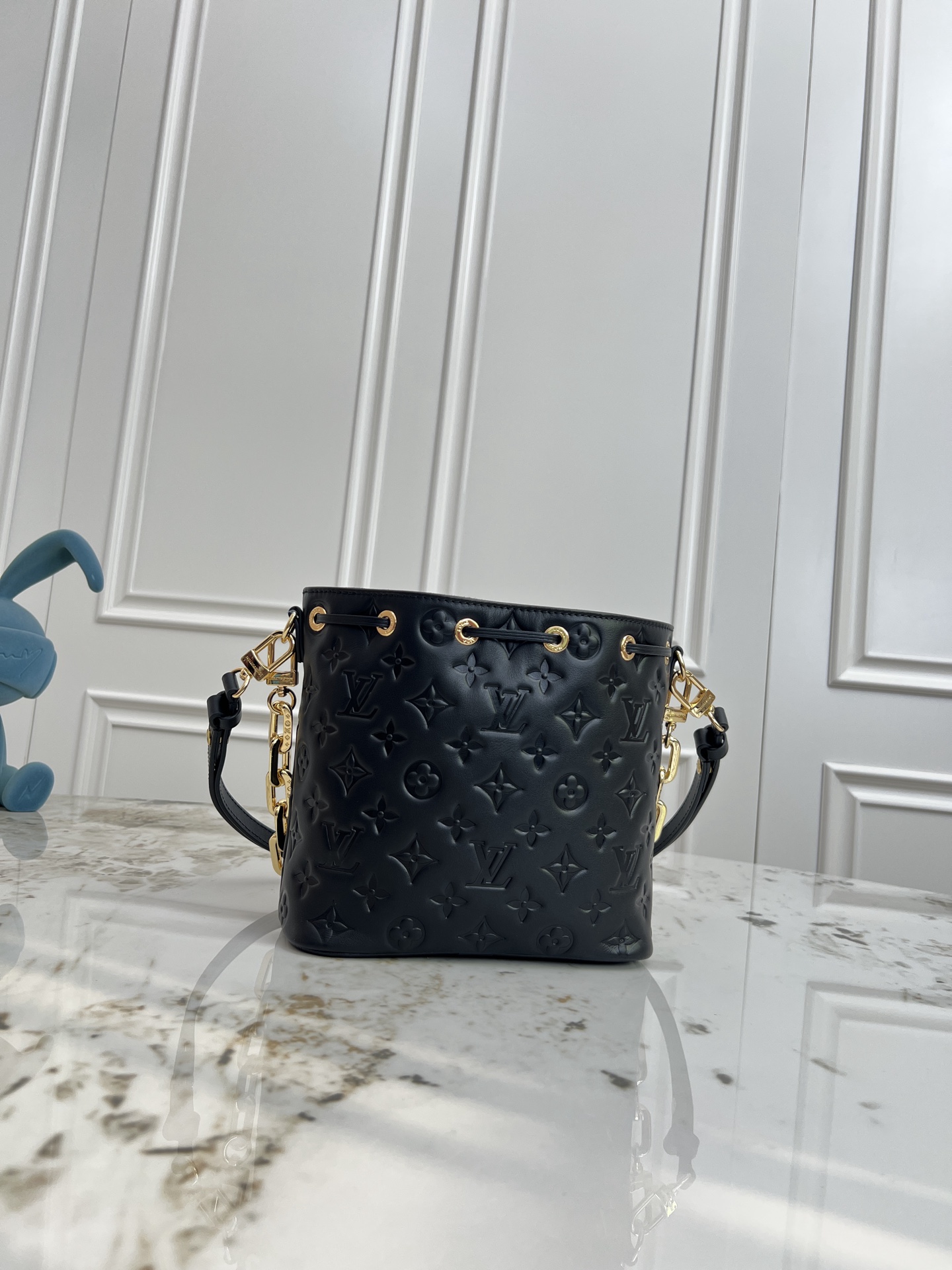 Louis Vuitton Coussin Monogram Leather Bucket Bag - Image 3