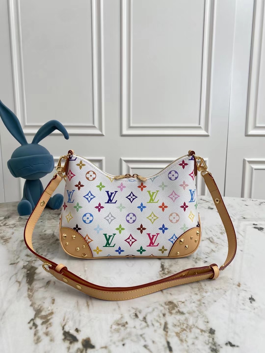 Louis Vuitton x Takashi Murakami Boulogne M27790 Shoulder Bag - Image 3