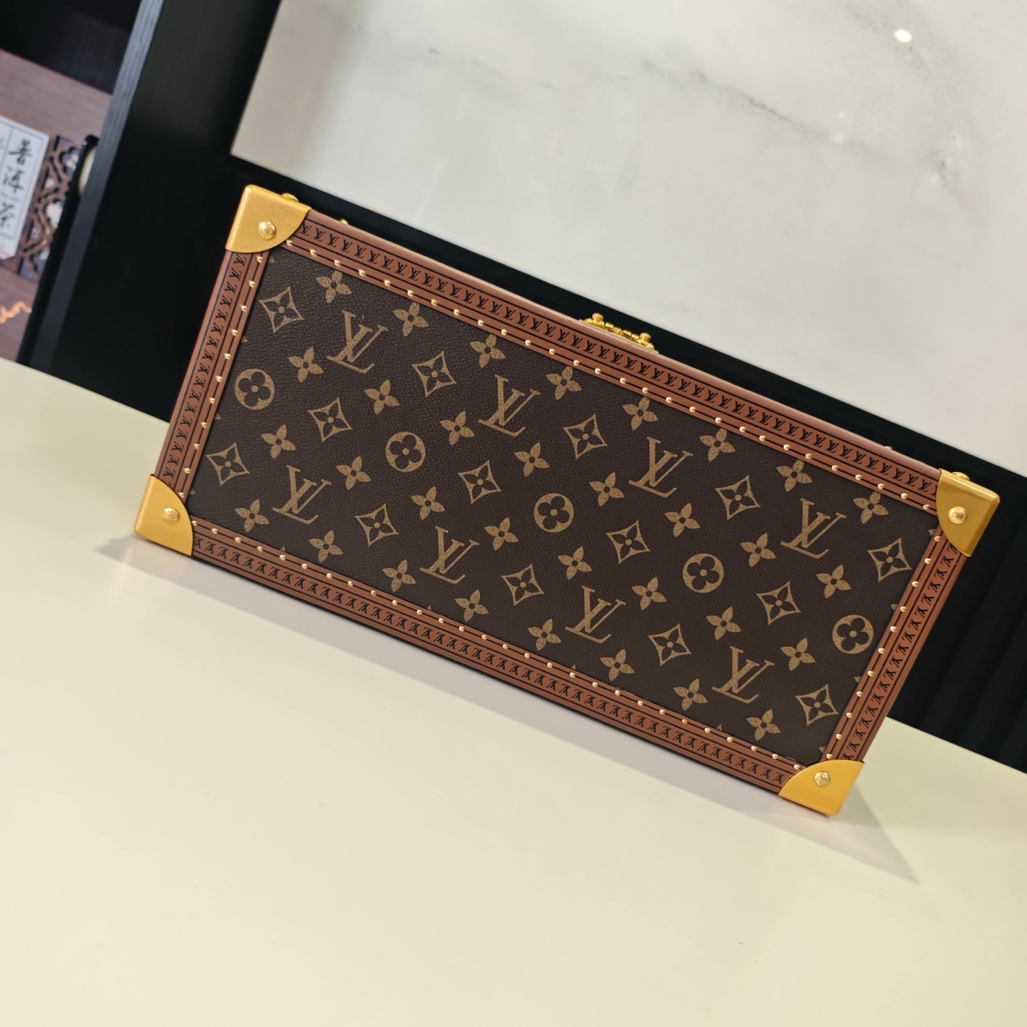 Louis Vuitton M20209 Monogram Watch and Jewelry Box - Image 3