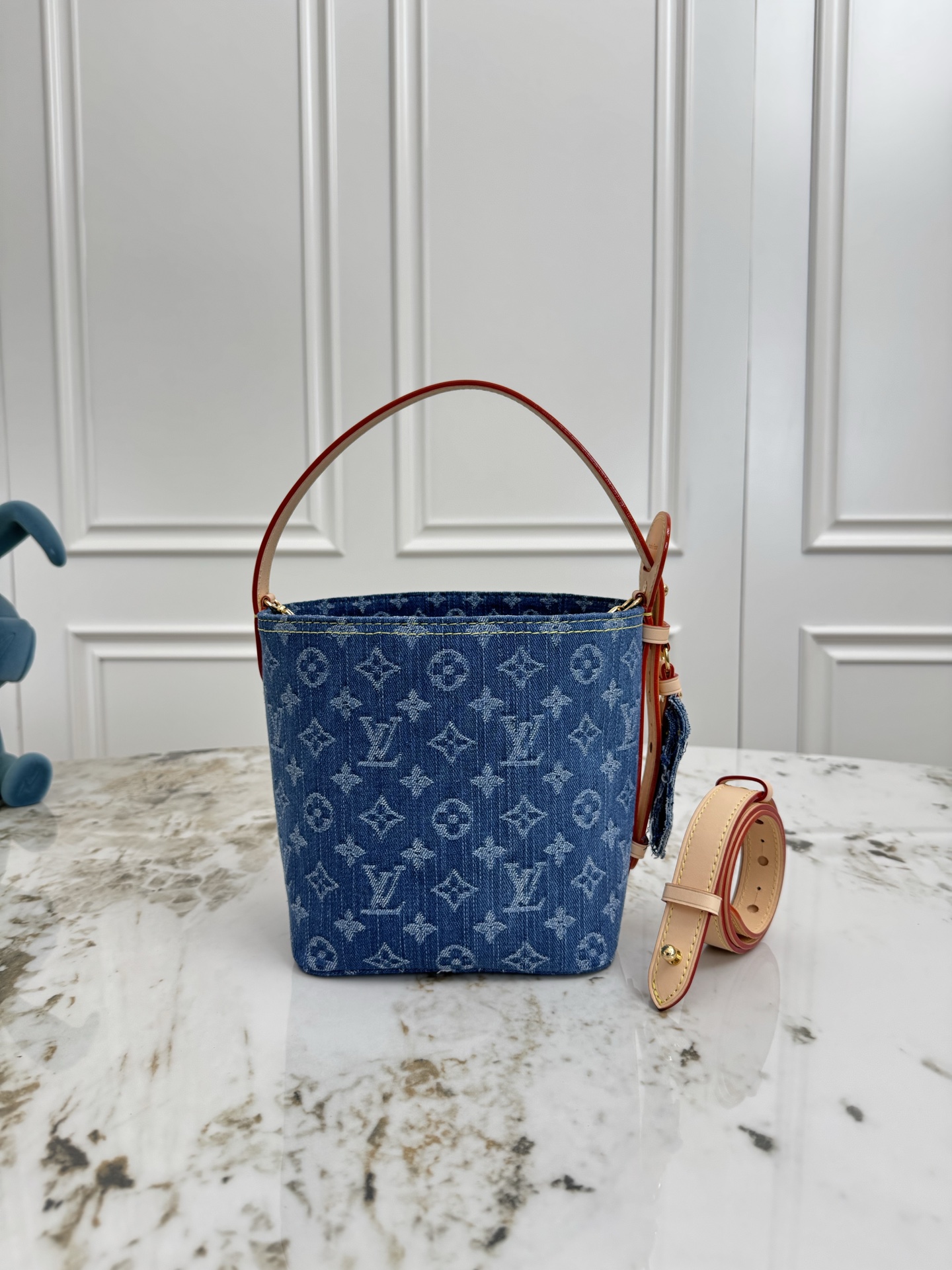 Louis Vuitton All In BB Denim Bucket Bag, M27626 / 28107 - Image 3