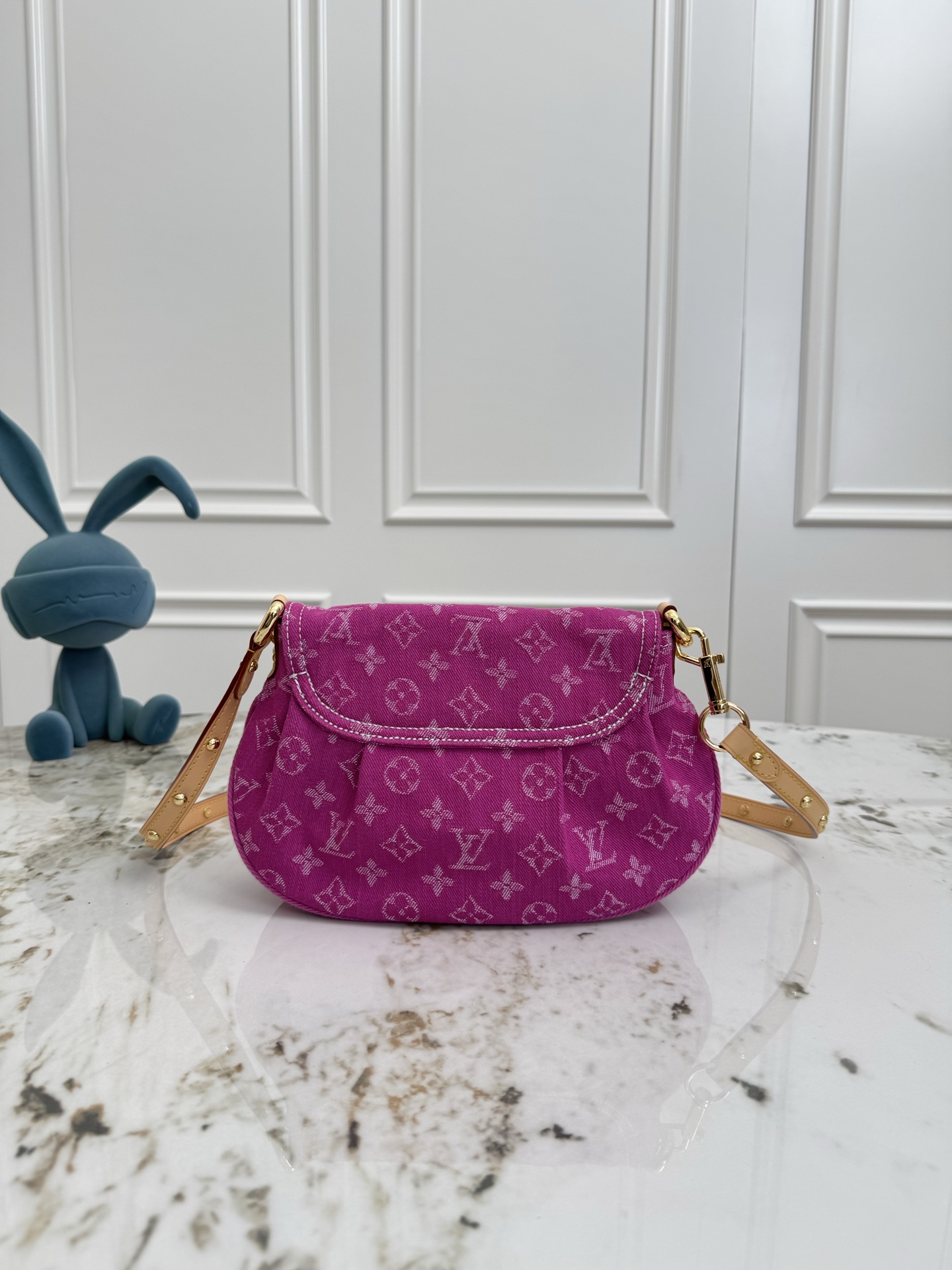 Sunset Rendez-Vous Denim Shoulder Bag - Image 3