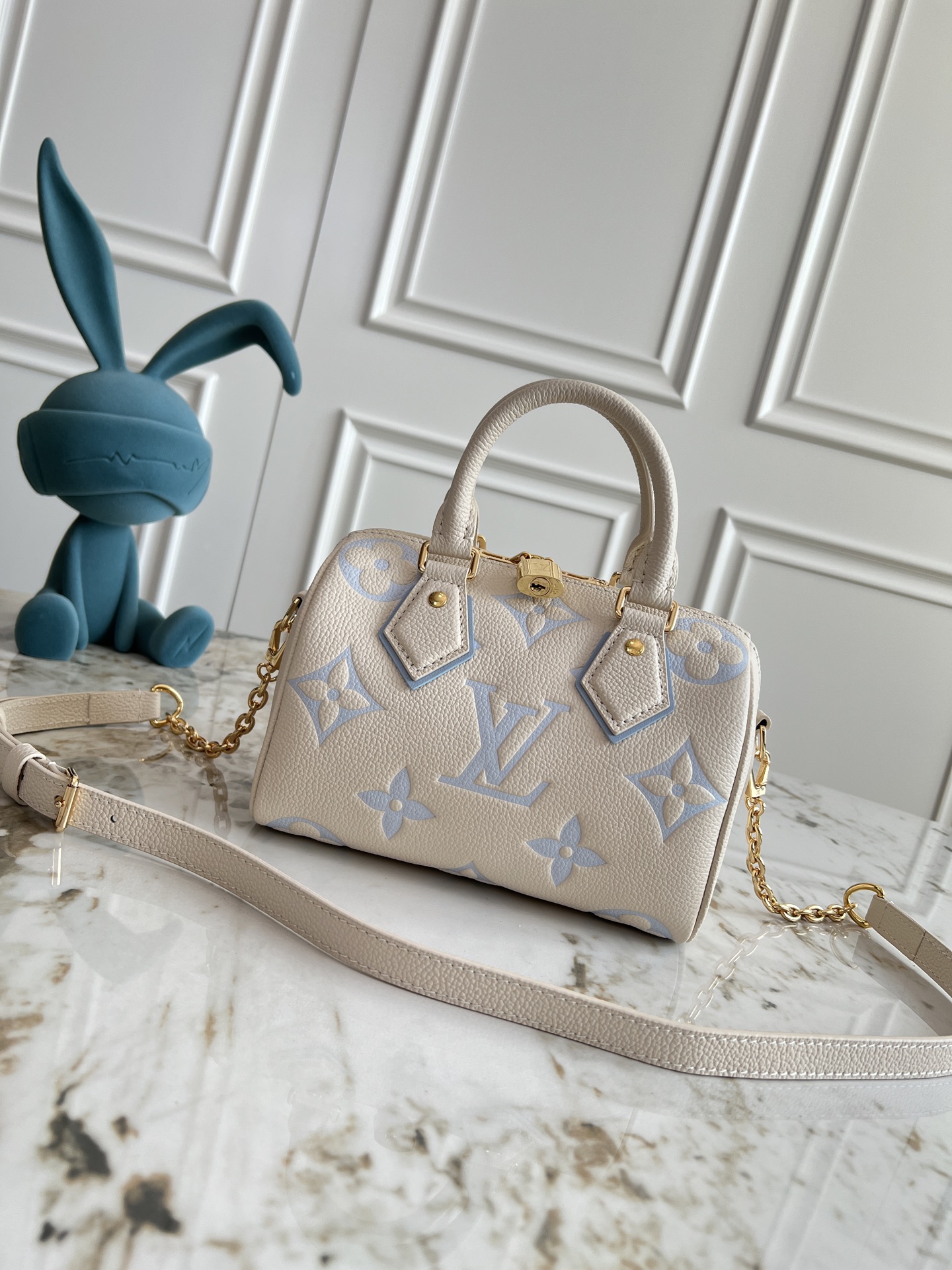 Louis Vuitton Speedy Bandouliere 20 Handbag in Monogram Empreinte Leather - Image 3