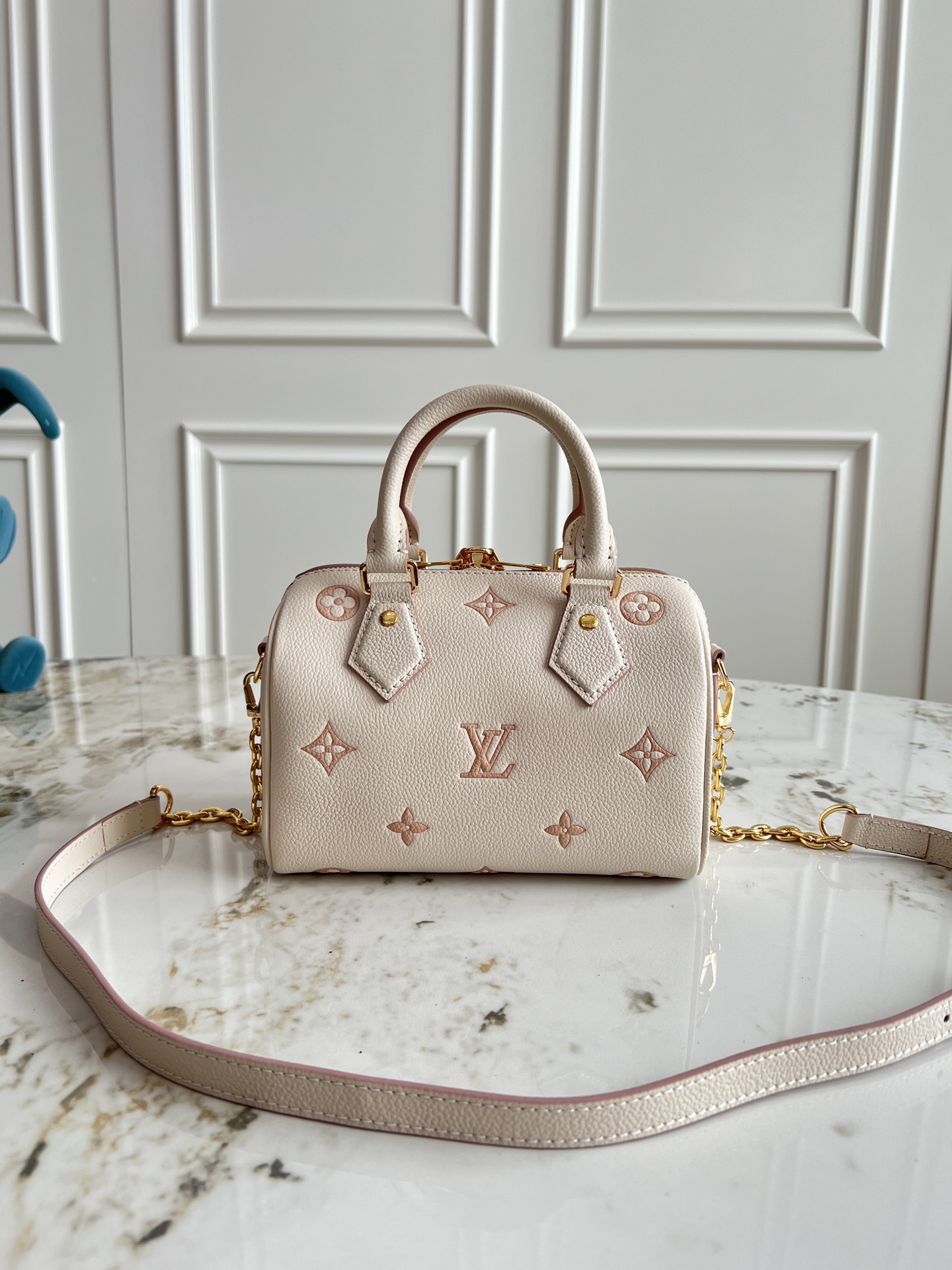 Louis Vuitton Speedy Bandouliere 20 Handbag in Monogram Empreinte Leather - Image 3