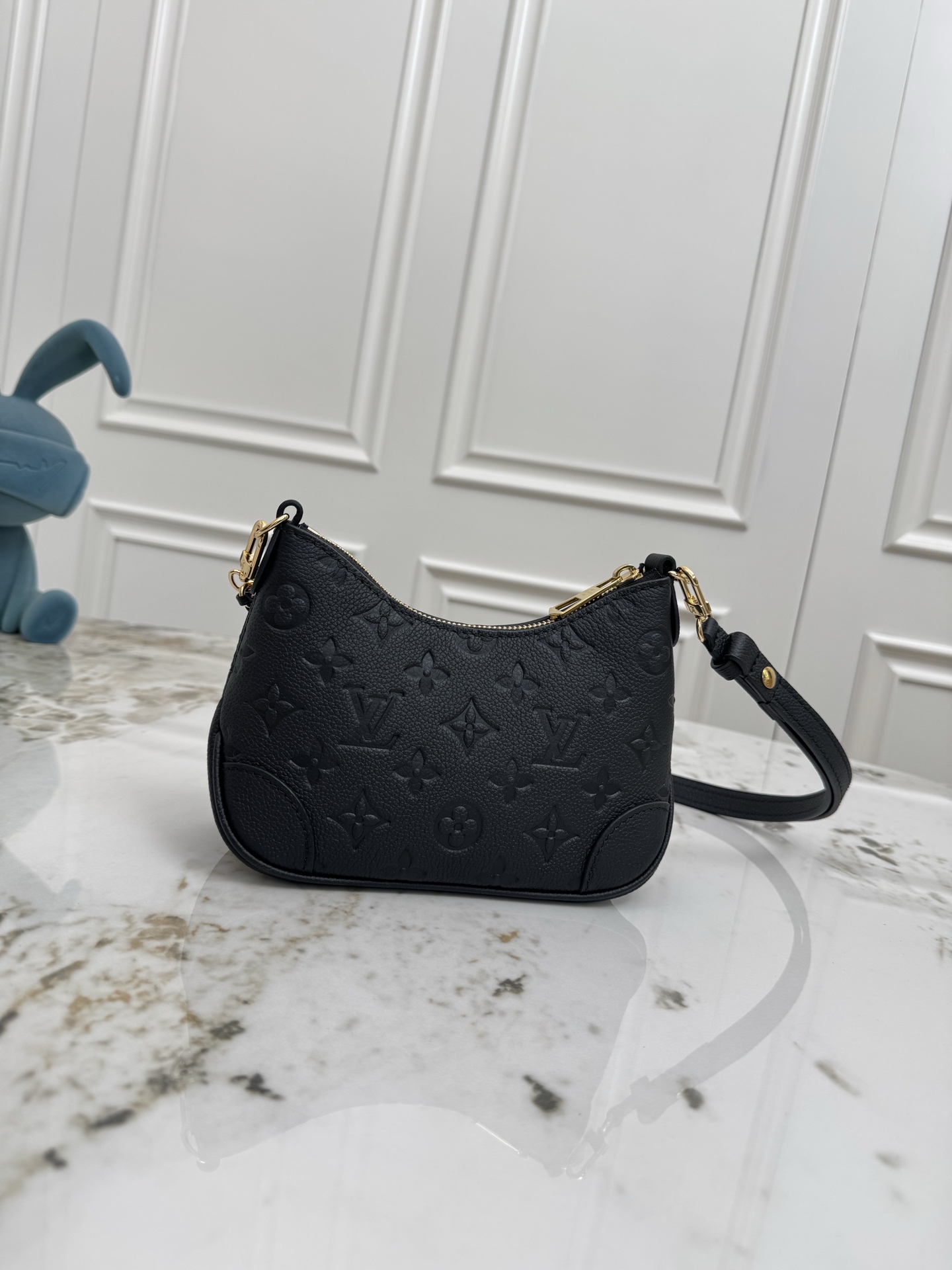 Louis Vuitton Nano Boulogne Monogram Empreinte Leather Crossbody Bag - Image 3