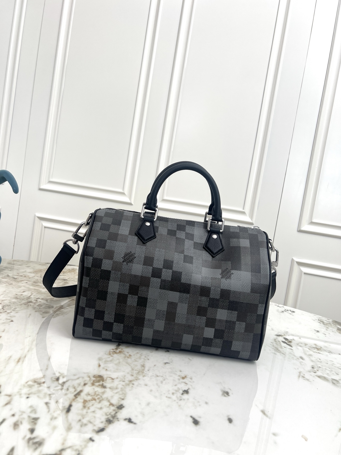 Louis Vuitton Speedy Bandoulière 30 Damoflage Canvas Handbag - Image 3
