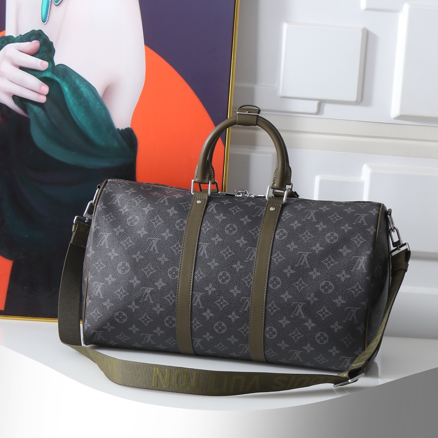 Louis Vuitton Keepall Bandouliere 45 Travel Bag - Image 3