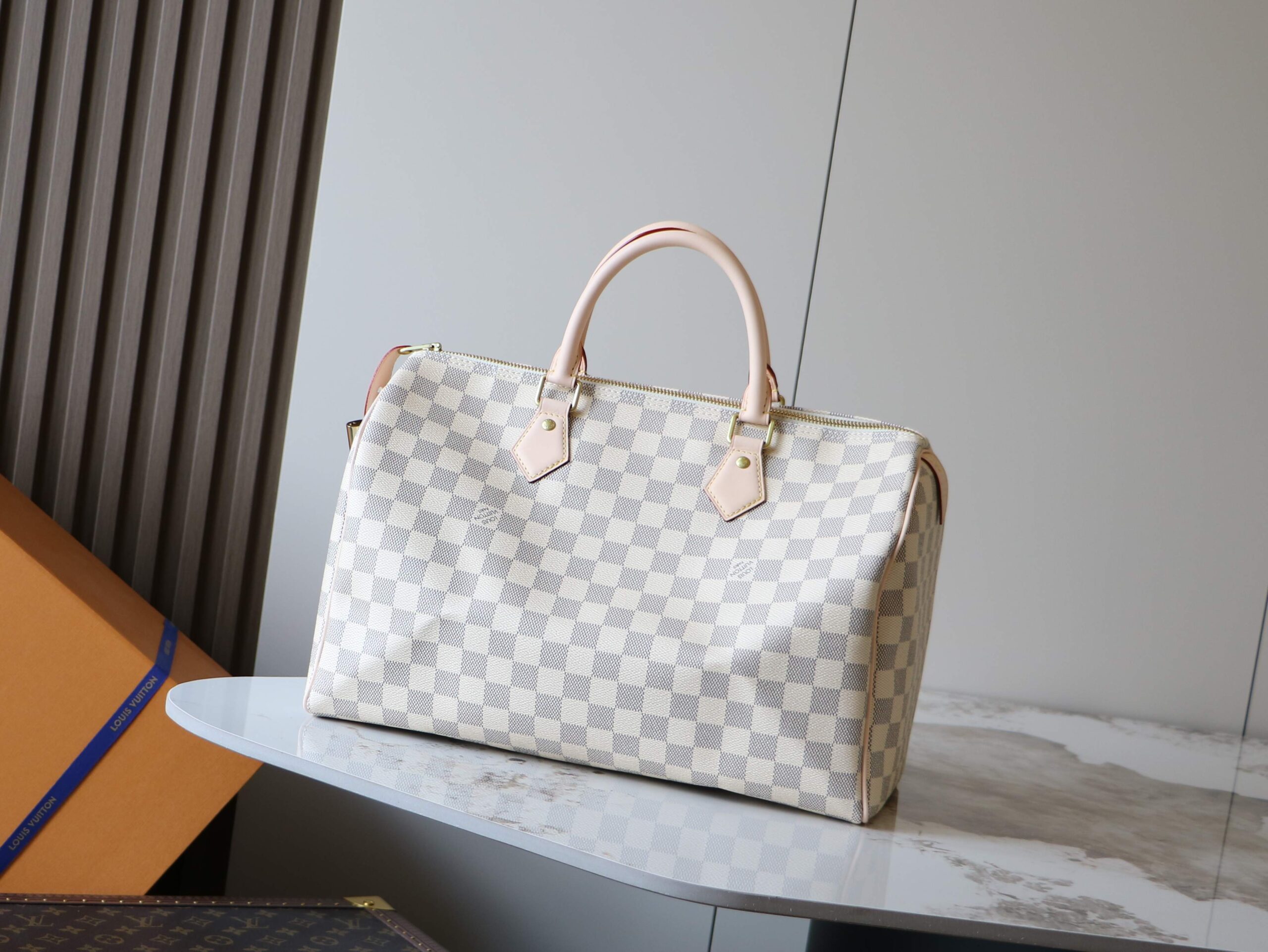 Louis Vuitton Speedy 35 Handbag N41369 in Damier Canvas - Image 3