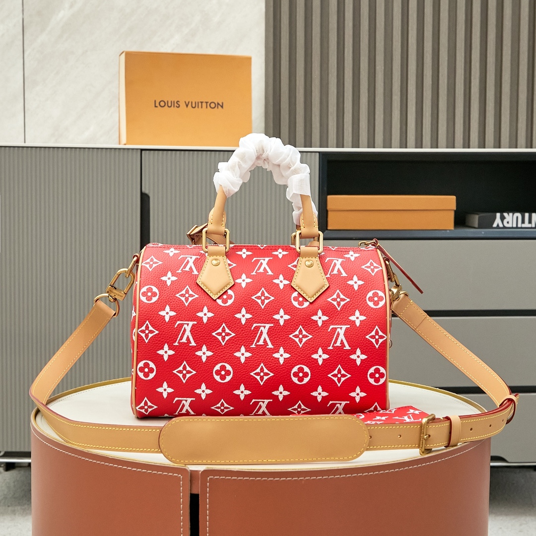 Louis Vuitton Speedy P9 Bandoulière 25 Monogram Leather Crossbody Bag - Image 3
