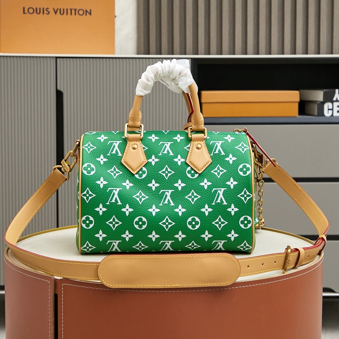 Louis Vuitton Speedy P9 Bandoulière 25 Monogram Leather Bag - Image 3