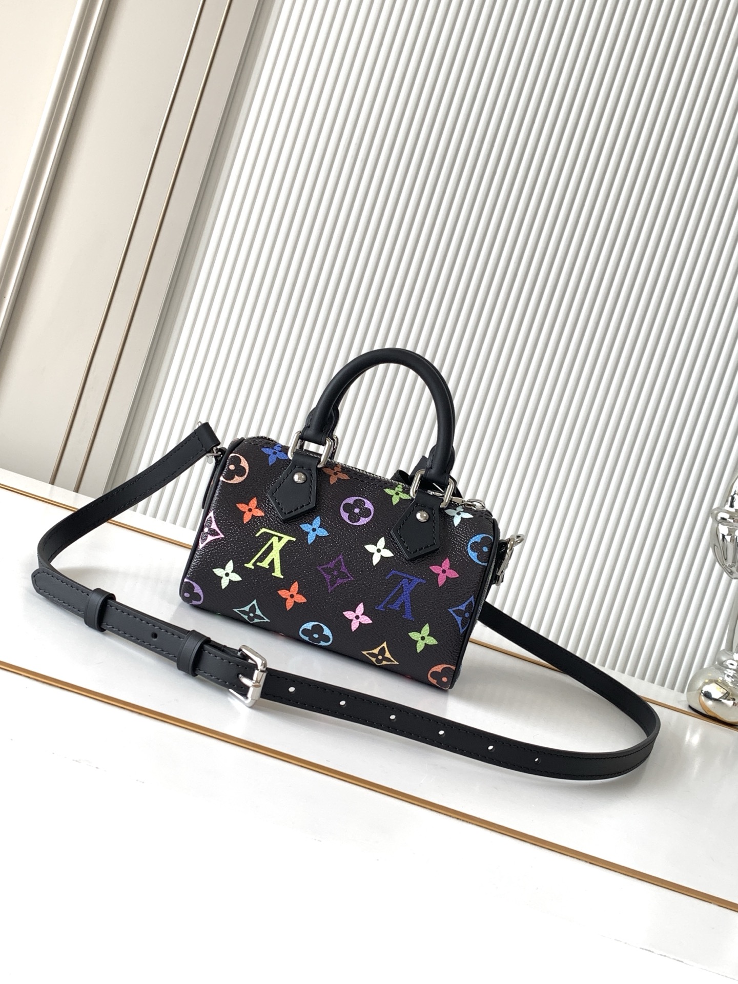 Louis Vuitton Nano Speedy Handbag – LV x Takashi Murakami - Image 3