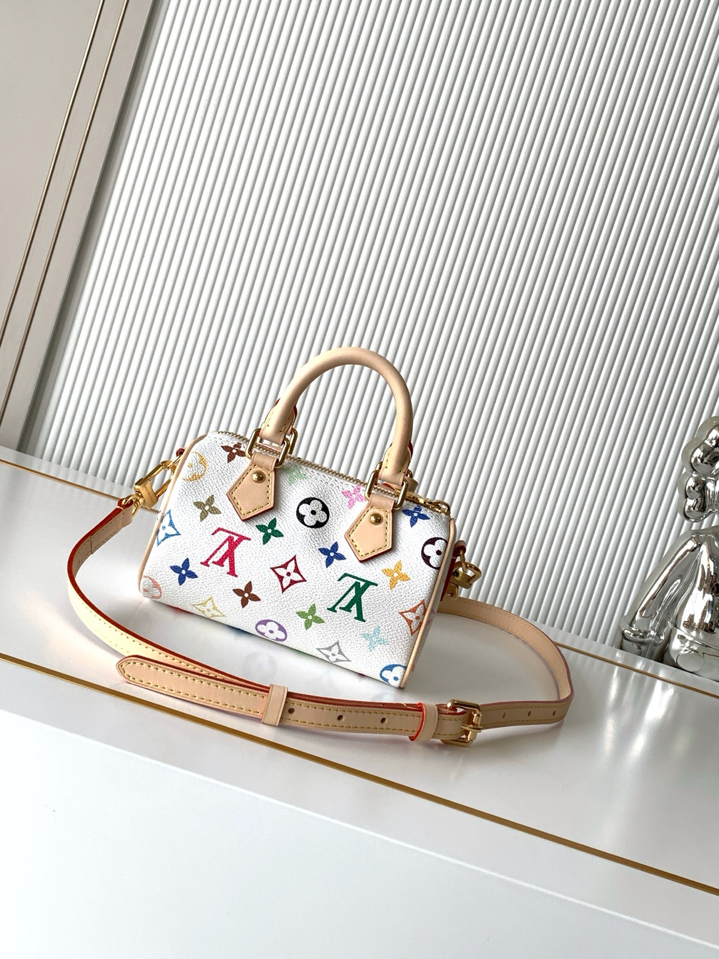 Louis Vuitton Nano Speedy Monogram Canvas Crossbody Bag - Image 3