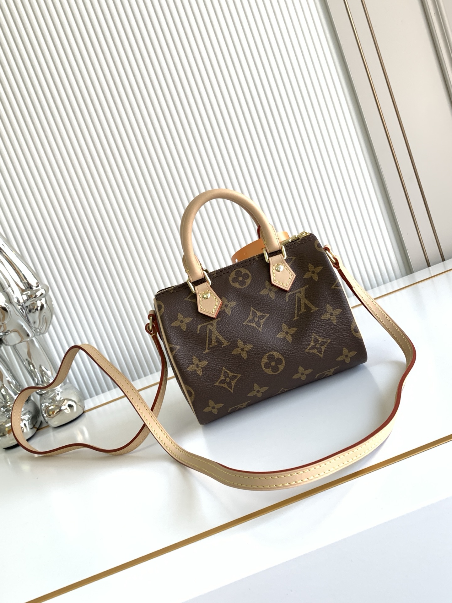 Nano Speedy Monogram Canvas Crossbody Bag M61252 - Image 3