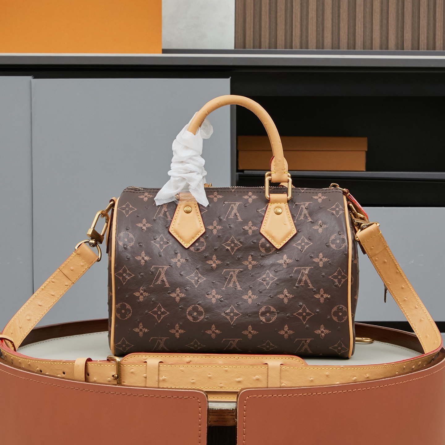 Louis Vuitton Speedy Bandouliere 25 Monogram Crossbody Bag - Image 3