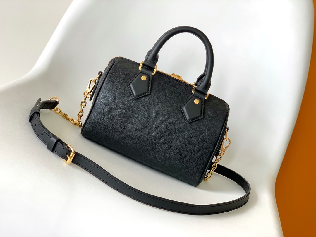 Louis Vuitton Speedy Bandouliere 20 Monogram Empreinte Leather Crossbody Bag - Image 3