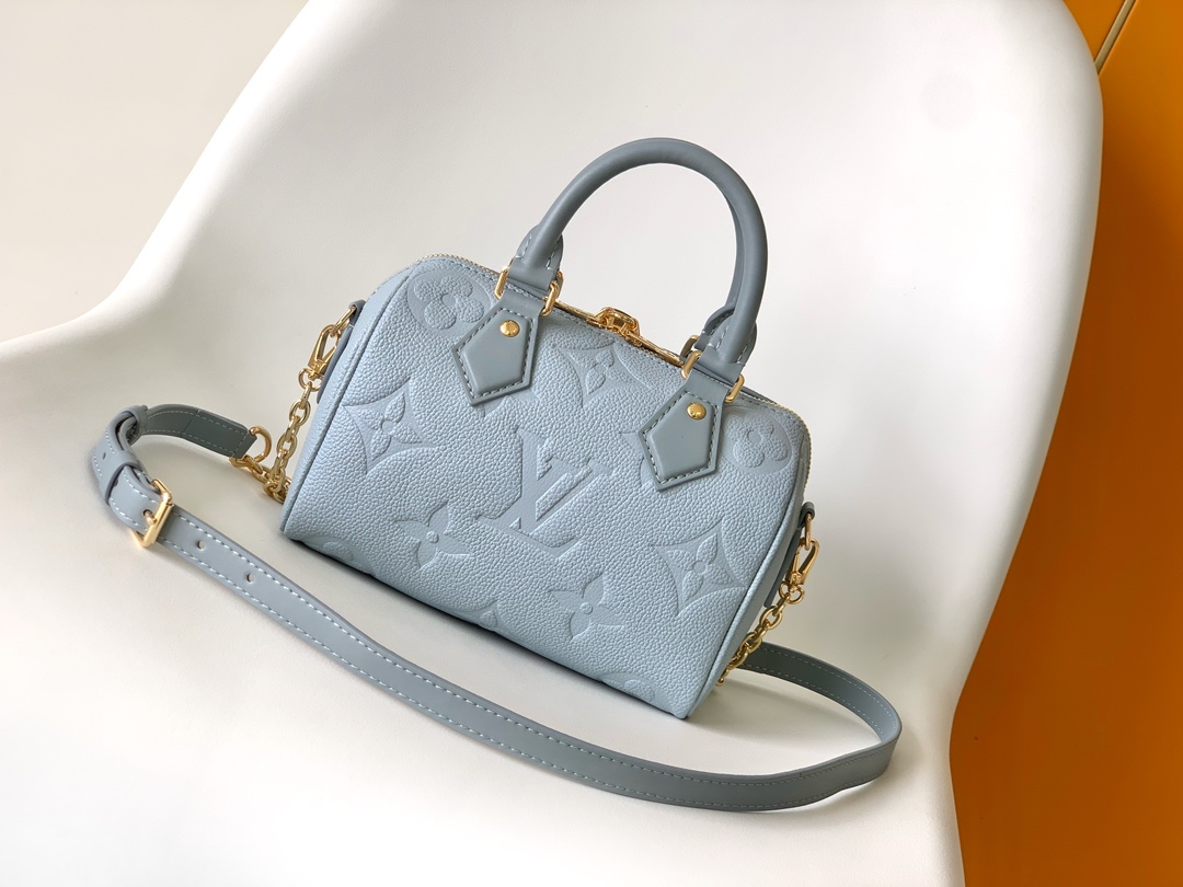 Louis Vuitton Speedy Bandoulière 20 Monogram Empreinte Leather Crossbody Bag - Image 3
