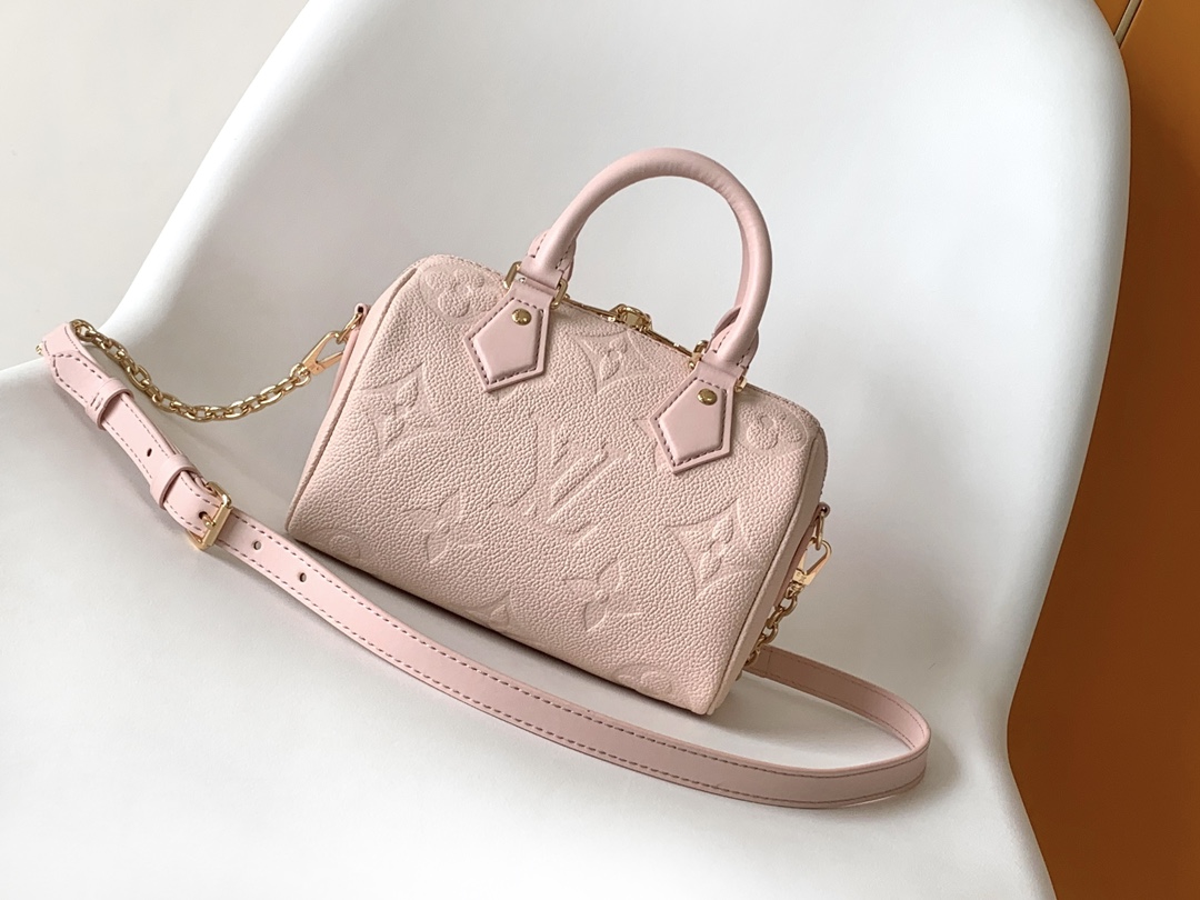 Louis Vuitton Speedy Bandouliere 20 Monogram Empreinte Leather Crossbody Bag - Image 3