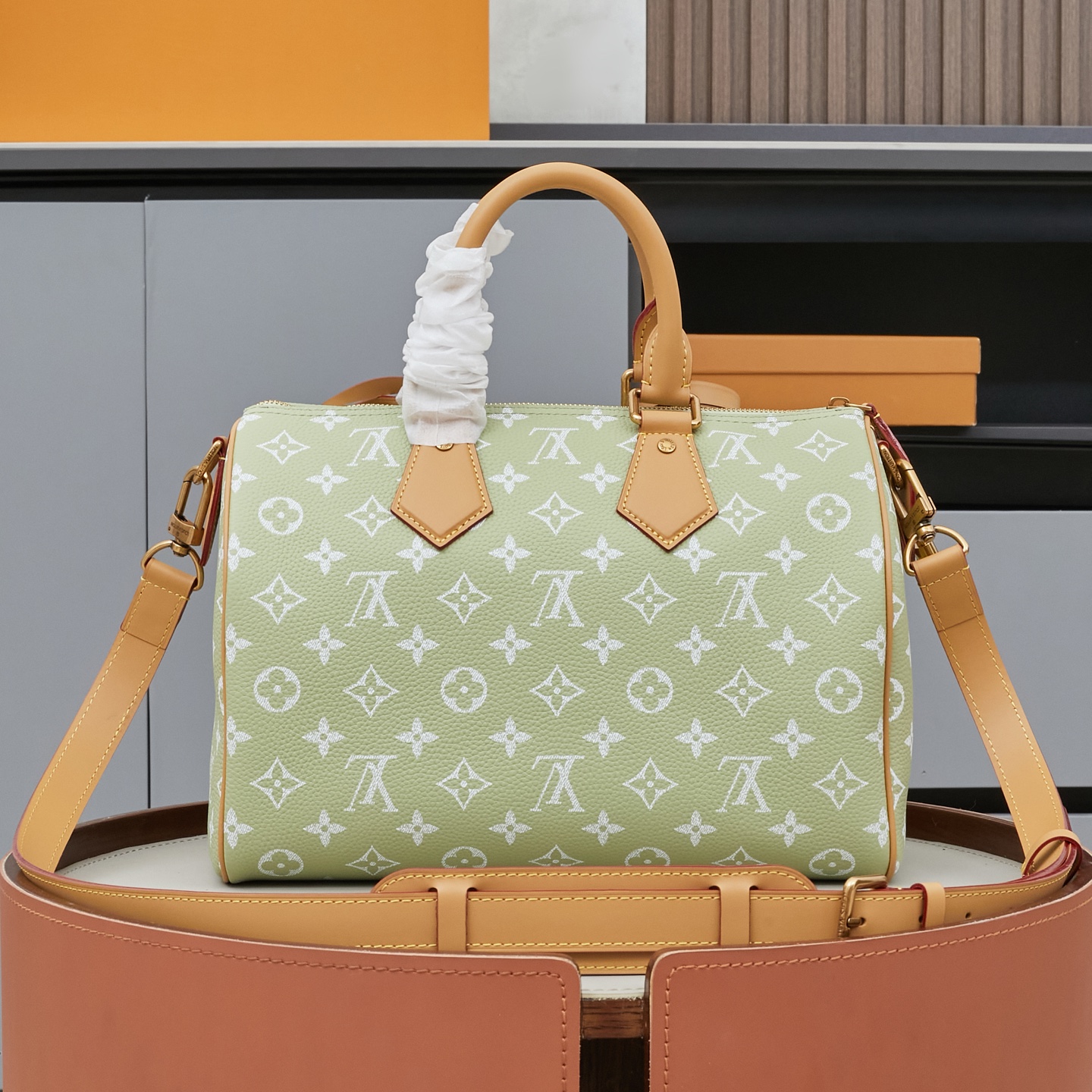Louis Vuitton Speedy P9 Bandoulière 30 Monogram Leather Crossbody Bag - Image 3