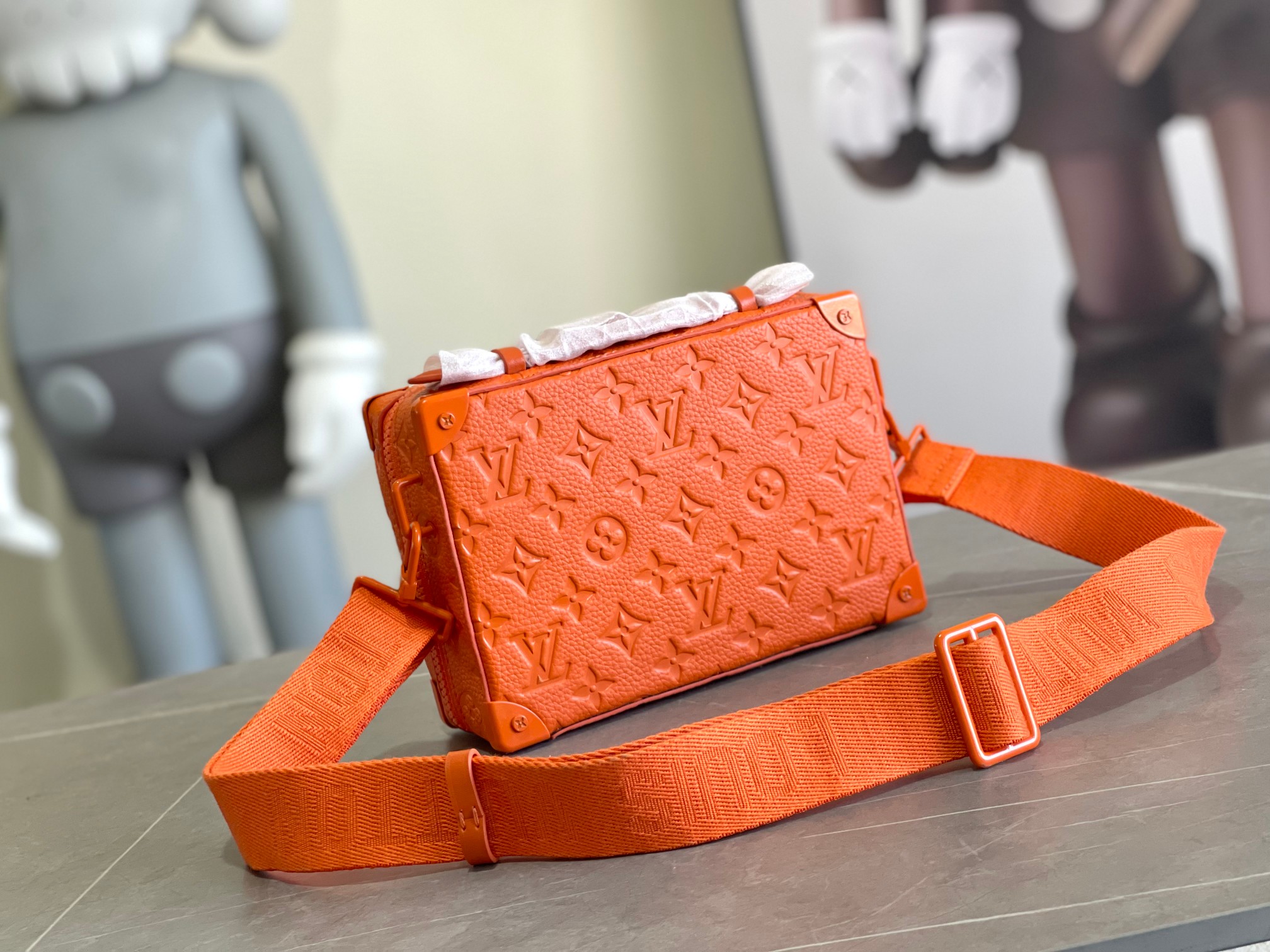 Louis Vuitton Handle Soft Trunk Monogram Leather Crossbody Bag - Image 3