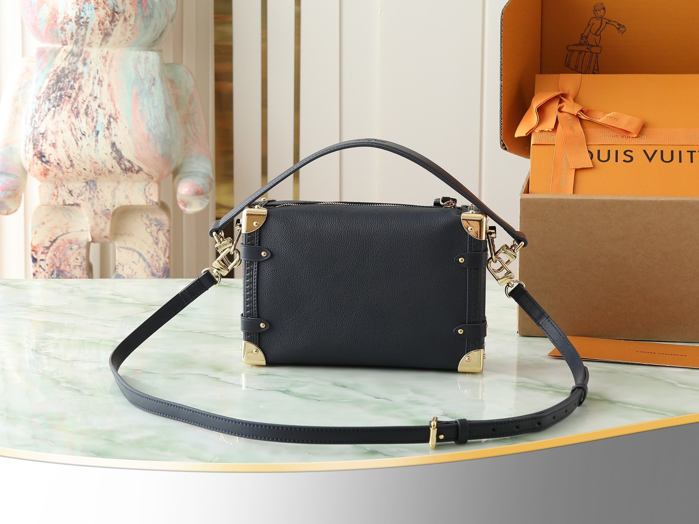 Louis Vuitton Side Trunk Medium Crossbody Bag in Deep Blue - Image 3